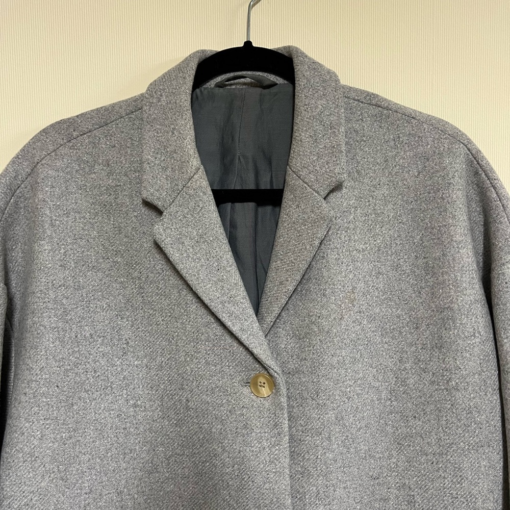 Everlane Gray Women's Wool Peacoat